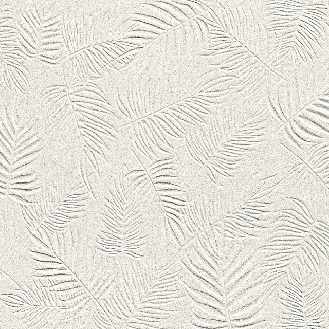Rossetto Tiles 3D Wall Carve Leaf White