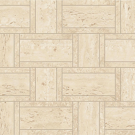 Marvel Travertine Sand Mosaico Basketweave 35x46 8