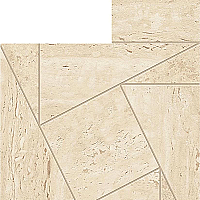 Marvel Travertine Sand Mosaico Tessellation 22x26