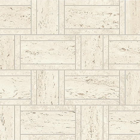 Marvel Travertine White Mosaico Basketweave 35x46 8