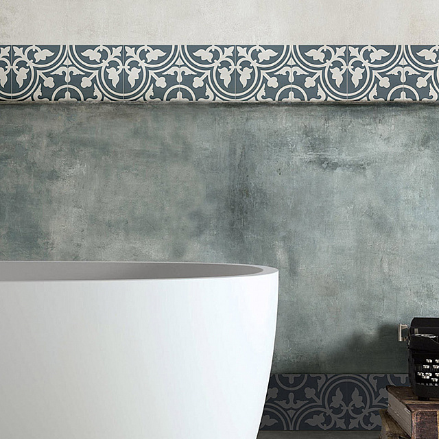 Heritage 200x200 LS Wide Aster Blue